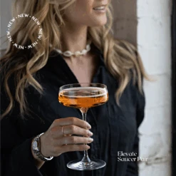 Elevate Cocktail Saucer, Set Of 2 10 Elevate Cocktail Saucer, Set Of 2 -Dartington Crystal 3