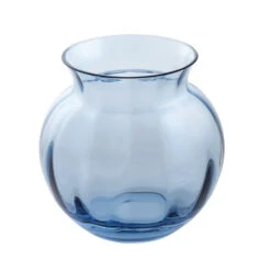 Florabundance Colours Ink Blue Anemone Vase 7 Florabundance Colours Ink Blue Anemone Vase -Dartington Crystal anemone ink blue empty 1