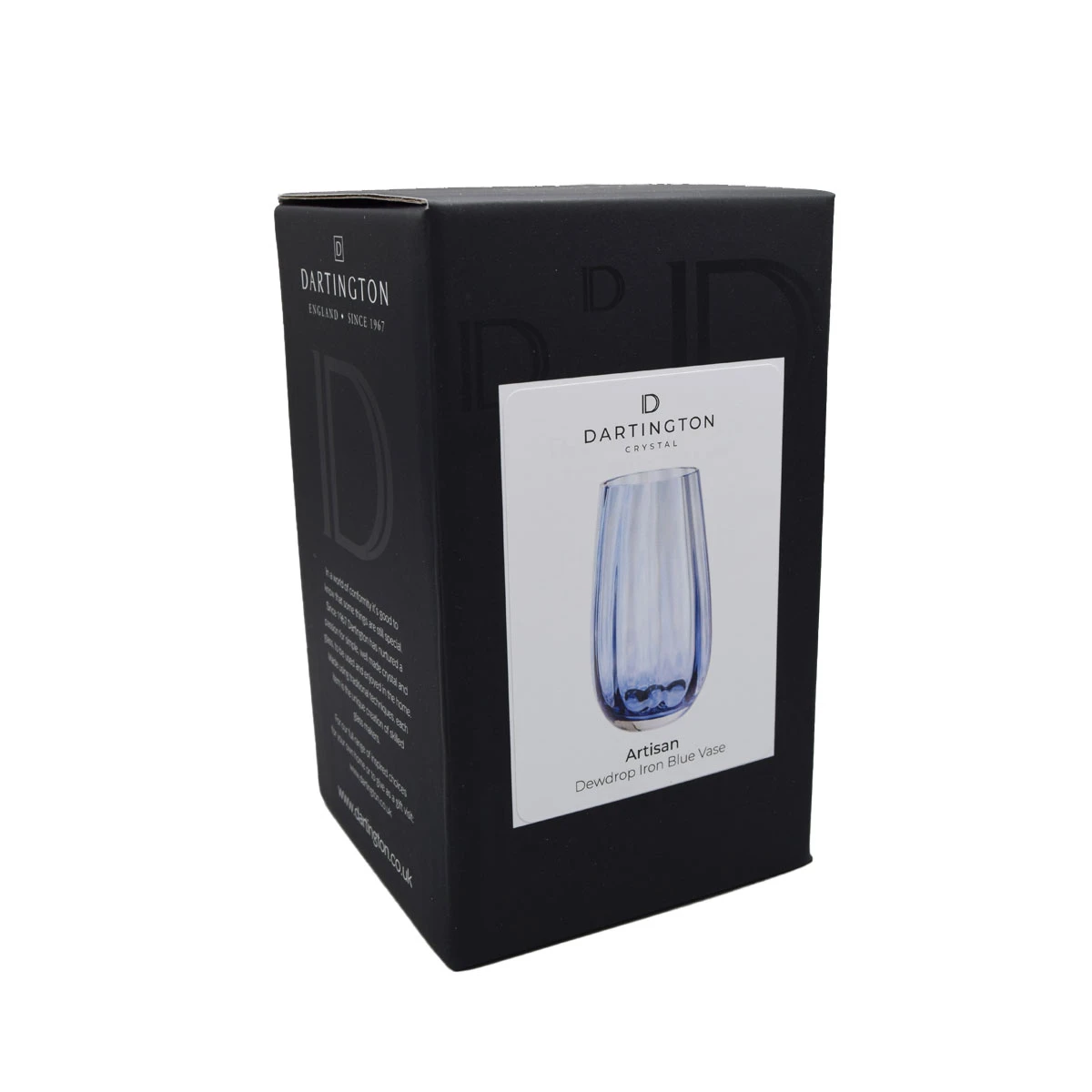 Artisan Dewdrop Iron Blue Vase 6 Artisan Dewdrop Iron Blue Vase - Image 4