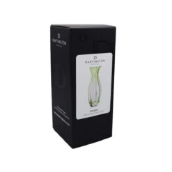 Artisan Slim Moss Green Vase -Dartington Crystal artisan slim moss box co