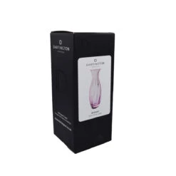 Artisan Slim Pink Vase -Dartington Crystal artisan slim pink box co