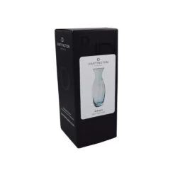 Artisan Slim Teal Vase -Dartington Crystal artisan slim teal box co