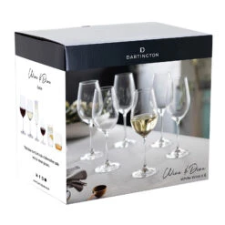 Wine & Dine White Wine, Set Of 6 9 Wine & Dine White Wine, Set Of 6 -Dartington Crystal box 6 white wine co wine dine 1