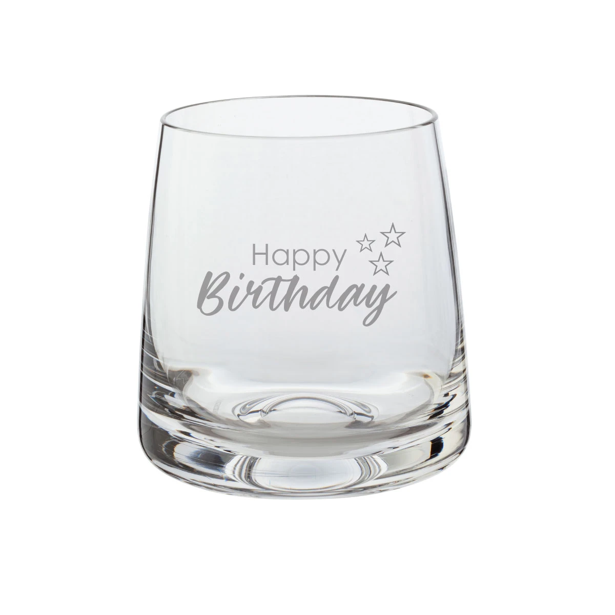 The Classic Single Whisky Glass - Happy Birthday 3 The Classic Single Whisky Glass - Happy Birthday
