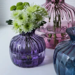 Cushion Small Vase Amethyst 7 Cushion Small Vase Amethyst -Dartington Crystal cushion amethyst 1
