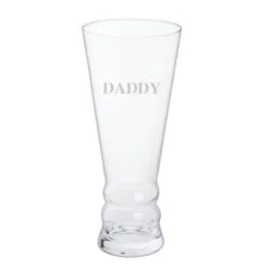 "Daddy" - Engraved Brew Craft Pilsner Glass