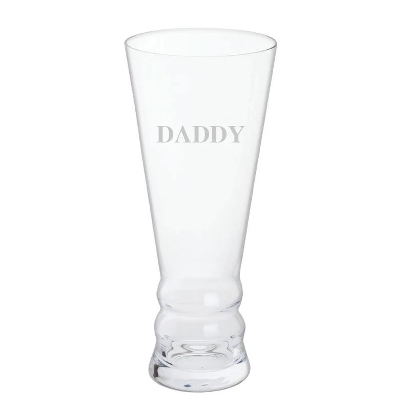 "Daddy" - Engraved Brew Craft Pilsner Glass 3 "Daddy" - Engraved Brew Craft Pilsner Glass