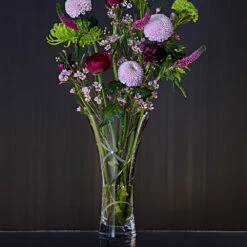 Large Dragonfly Glitz Vase -Dartington Crystal dragonfly large