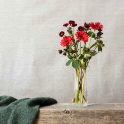 Florabundance Bluebell Vase 12 Florabundance Bluebell Vase -Dartington Crystal florabundance bluebell winter sq 128