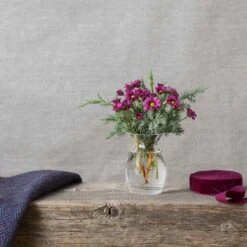 Florabundance Pansy Vase -Dartington Crystal florabundance pansy winter sq 225