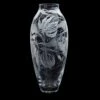 Jardin Flame Lily Tall Vase -Dartington Crystal gal3501 flame lily tall vase co lr