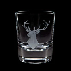 Hand Engraved Red Stag Tumbler
