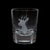 Hand Engraved Game Roebuck Tumbler -Dartington Crystal gal45 5 roebuckdeer lr