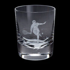 Hand Engraved Tennis Tumbler