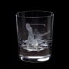Hand Engraved Golfer Tumbler -Dartington Crystal gal45 5golfer golfer lr