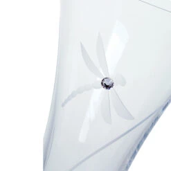 Large Dragonfly Glitz Vase -Dartington Crystal glitz sml dragonful detail 2