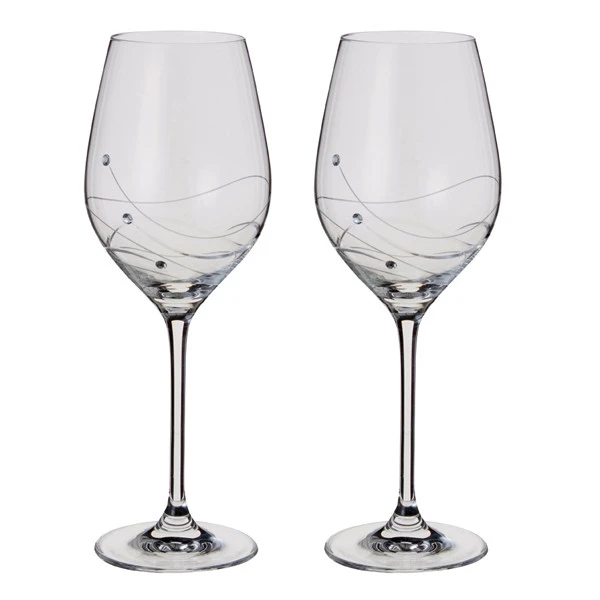 Glitz Wine Glass, Set Of 2 3 Glitz Wine Glass, Set Of 2