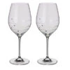 Glitz Goblet Glass, Set Of 2 1 Glitz Goblet Glass, Set Of 2 -Dartington Crystal glitz wine pair