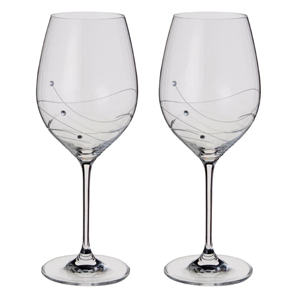 Glitz Goblet Glass, Set Of 2 3 Glitz Goblet Glass, Set Of 2