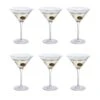 Bar Six Martini, Set Of 6 -Dartington Crystal gpwbmartini 6pk 1