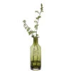 Flower Bottles - Aquilegia/Green 2 Flower Bottles - Aquilegia/Green -Dartington Crystal green
