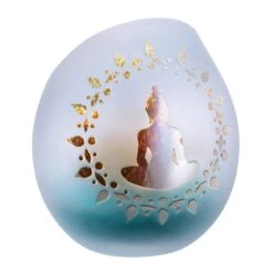 Faith - Tranquil Meditation - Limited Edition Of 150 -Dartington Crystal l20006 faith tranquil meditation co 3 lr