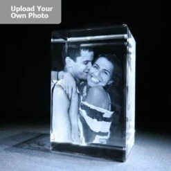 Large Laser Photo Gift Block - Tower (Free Text Engraving Available) -Dartington Crystal largetower2 1