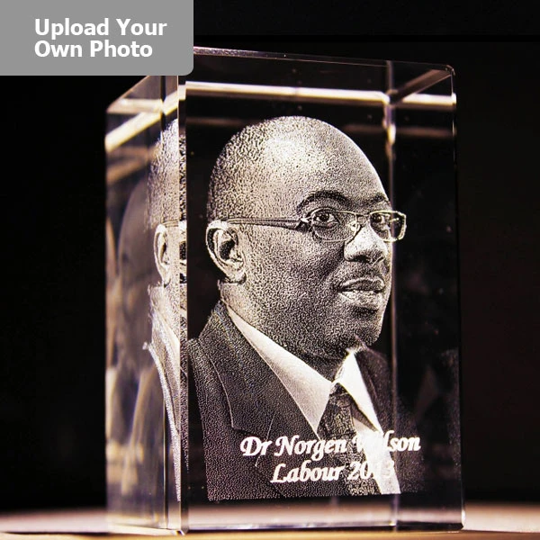 Medium Laser Photo Gift Block - Tower (Free Text Engraving Available) - Standard Delivery Will Be 3 Working Days. 5 Medium Laser Photo Gift Block - Tower (Free Text Engraving Available) - Standard Delivery Will Be 3 Working Days. - Image 3