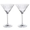 Limelight - Mitre Martini Glass, Set Of 2 -Dartington Crystal llm3474 2 p limelight cutout mitre martini empty co
