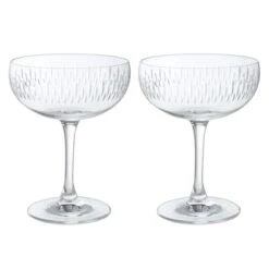 Limelight - Mitre Champagne Saucer, Set Of 2