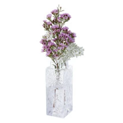 Small Clear Marguerite Vase -Dartington Crystal marguerite clear small bouquet co lr