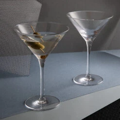 Wine & Bar Martini Glass, Set Of 2 -Dartington Crystal martini 4
