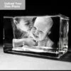 Medium Laser Photo Gift Block - Rectangle (Free Text Engraving Available) -Dartington Crystal medrect2
