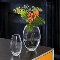 Opus Medium Oval Vase -Dartington Crystal opus square 1