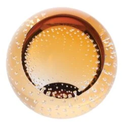 Personalised Gold Paperweight -Dartington Crystal paperweights aug2017 gold co 1