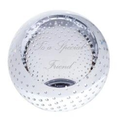 Personalised Clear Paperweight -Dartington Crystal pb73 paperweights clear co 2 personalised 1