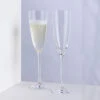 Rachael Champagne Flute, Set Of 2 -Dartington Crystal rachael flute x2 square