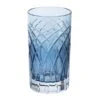 Harris Ink Blue Large Tumbler -Dartington Crystal rb2252 12 ib royal brierley harris ink blue highballs 013