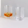 The Rumbler Glass, Set Of 2 - The Speciality Rum Glass -Dartington Crystal rum tumblers new gen pair square