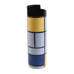 Mondrian - Composition With Large Red Plane Vase -Dartington Crystal sda026 3