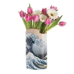 Hokusai - The Wave Vase -Dartington Crystal sda039artvasehokusaiwaveco2