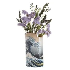 Hokusai - The Wave Vase -Dartington Crystal sda039artvasehokusaiwaveco5