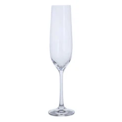 Six Champagne Flute, Set Of 6 -Dartington Crystal six flute cutout empty co