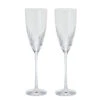 Flux Cut Crystal Flute, Set Of 2 1 Flux Cut Crystal Flute, Set Of 2 -Dartington Crystal st1396 5 flux p lr