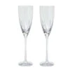 Swish Cut Crystal Flute, Set Of 2 -Dartington Crystal st1396 5 swish p lr