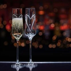 Glitz Romance Champagne Flutes 9 Glitz Romance Champagne Flutes -Dartington Crystal st2664 5 n p mood