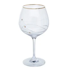 Glitz Gold Gin & Tonic Copa, Set Of 2 -Dartington Crystal st3305 13 p glitz gold copa empty co lr