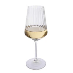 Cheers! Optic White Wine, Set Of 4 -Dartington Crystal st3599 2 o 4pk full
