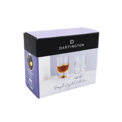 Dimple Shot Glass, Set Of 2 -Dartington Crystal tu10 3 p dimple shot pair box co