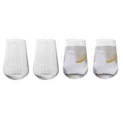 Cheers! Optic Tall Tumbler, Set Of 4